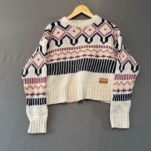 Kari Traa Multicolor Geometric Crew Neck Sweater